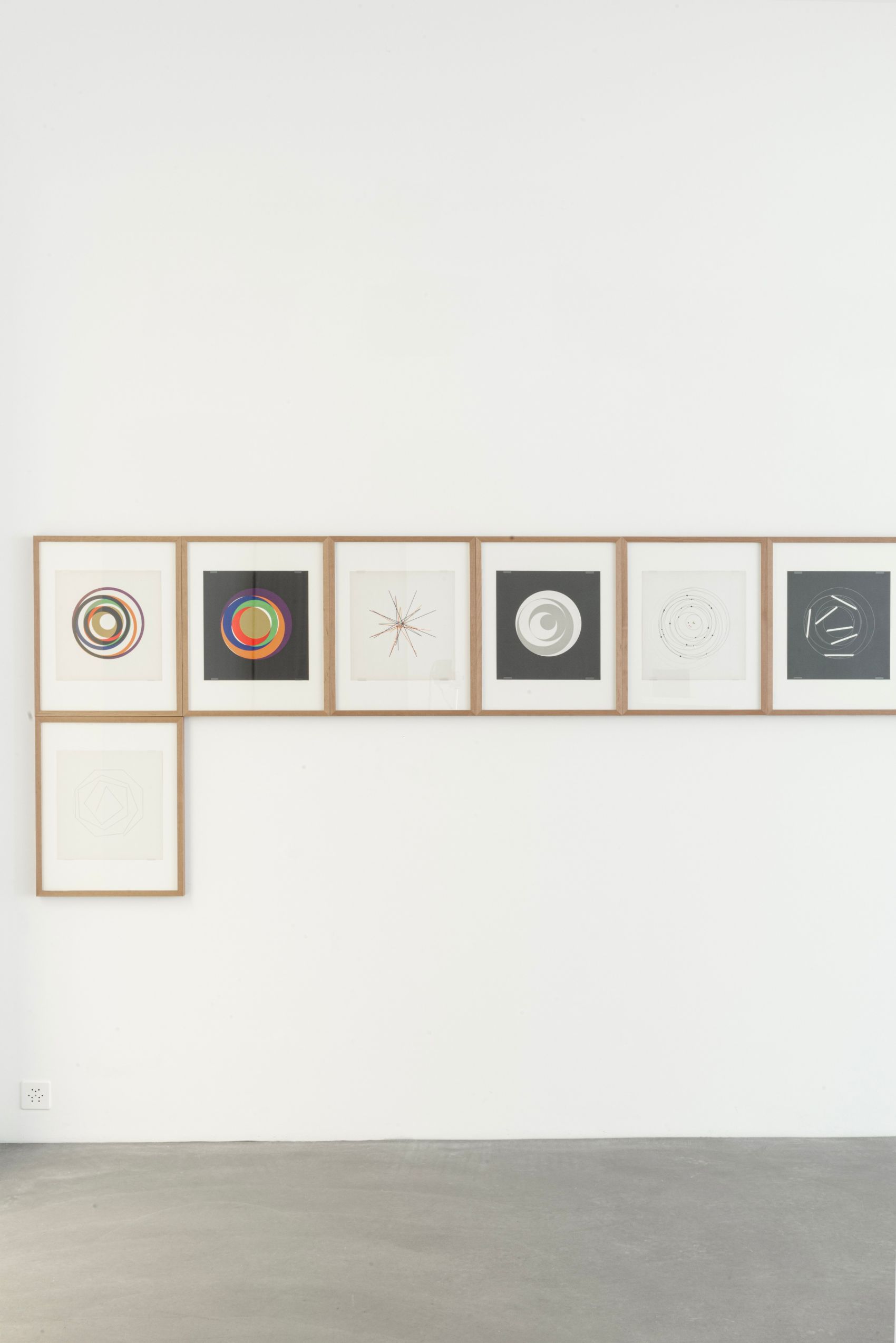 Ausstellungsansicht, Allianzen. Arp / Taeuber-Arp / Bill, Kunstmuseum Appenzell, 05.05. – 06.10.2024, Foto: Ueli Alder