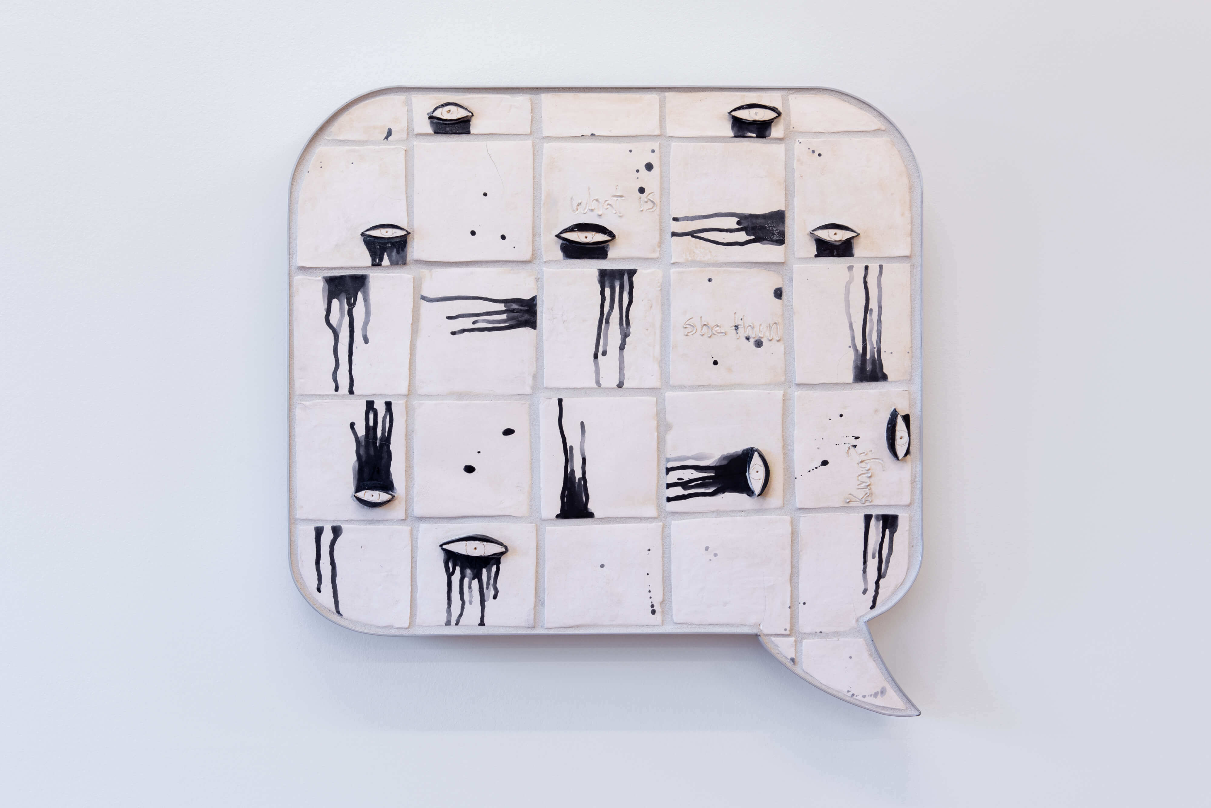 What Is She Thinking?, 2015Keramik, Aluminium / Fonds cantonal dʼart contemporain, Geneva