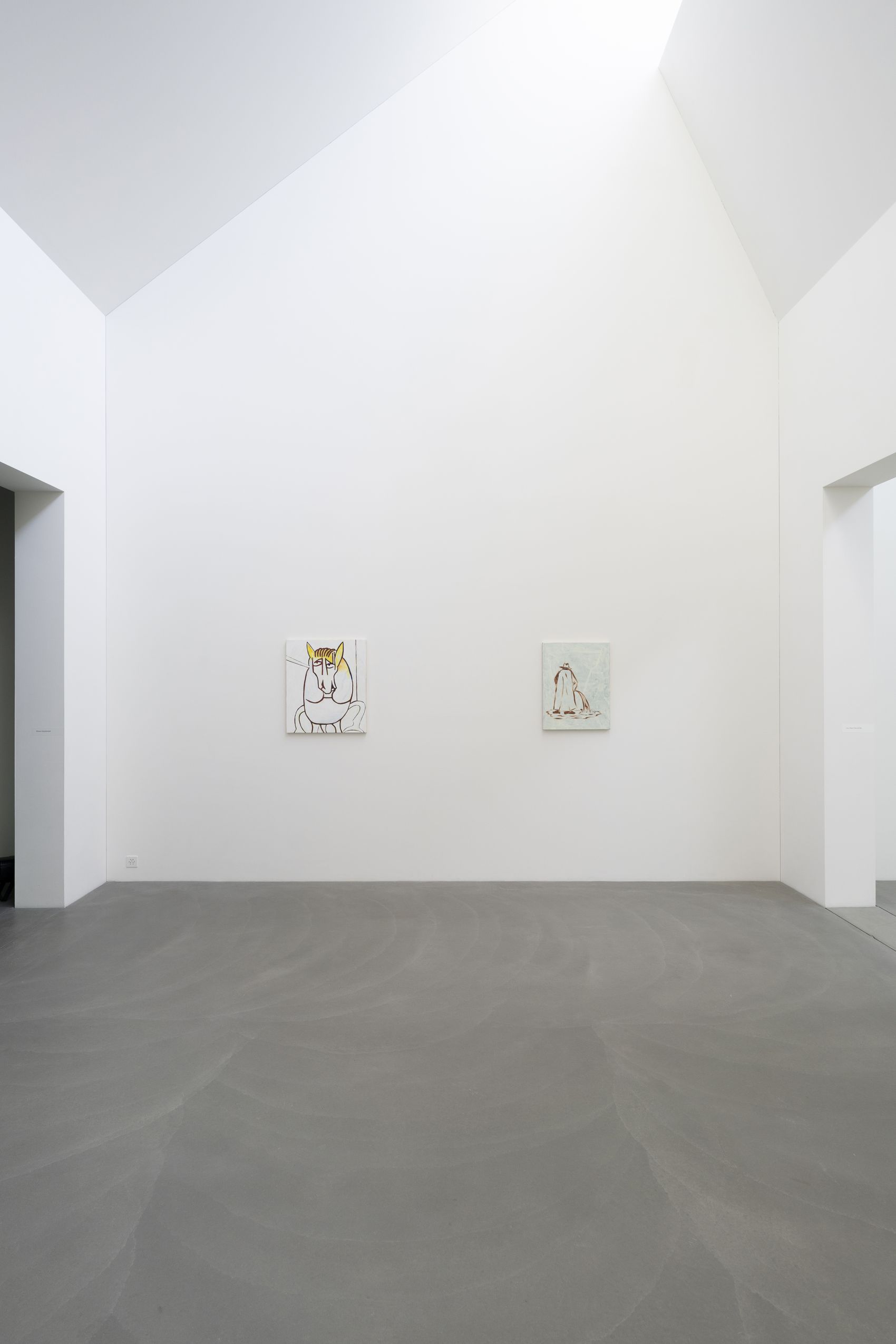 Plattform 24 MIMMO HARADITIOHADI, Never change a winning horse, 2023, Zu neuen Ufern, 2024, Ausstellungsansicht Plattform24, Kunstmuseum Appenzell, ©Claude Barrault