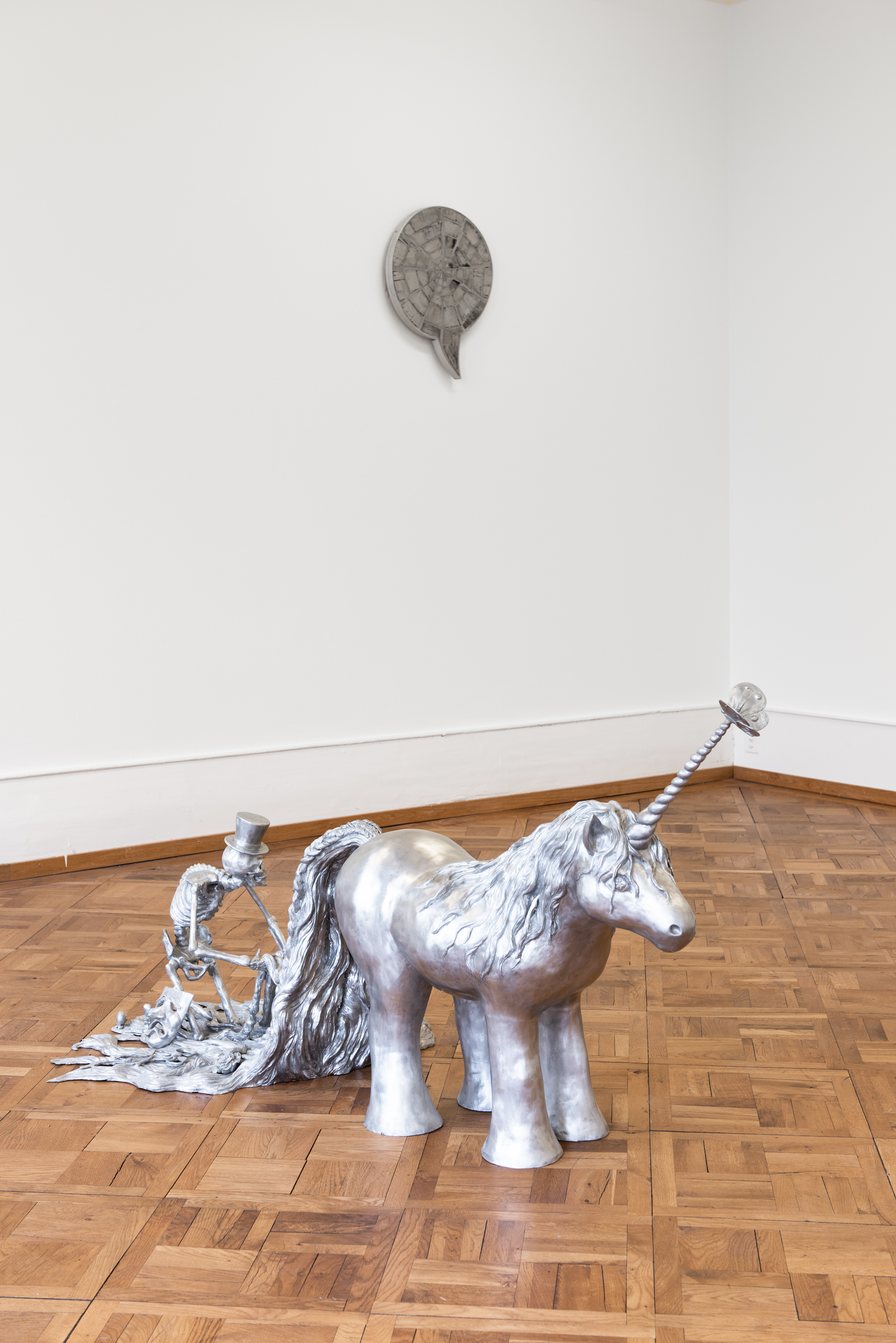 The Pony, 2004Brushed aluminium / courtesy the artist / photo: Lea Kunz