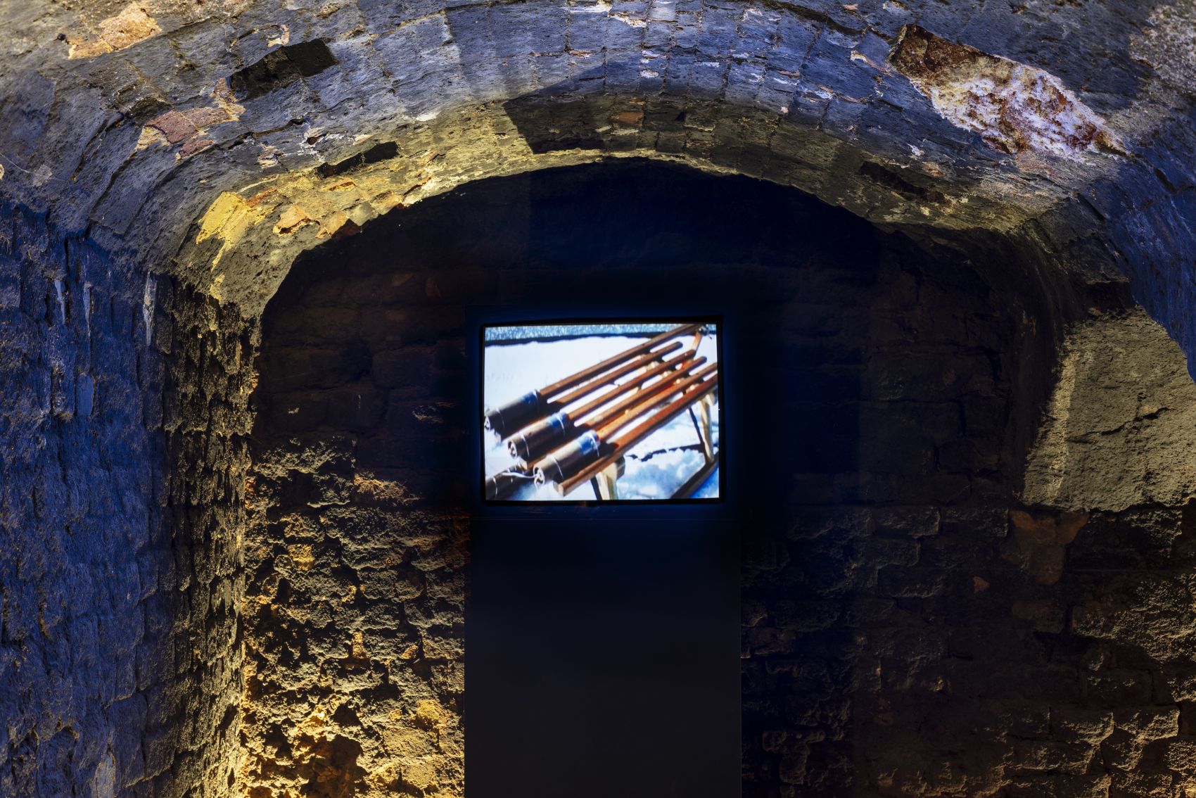 Exhibition view, Roman Signer. Films, Kunsthalle Appenzell, CH, 25.5. – 14.9.2025, photo: Stefan Rohner