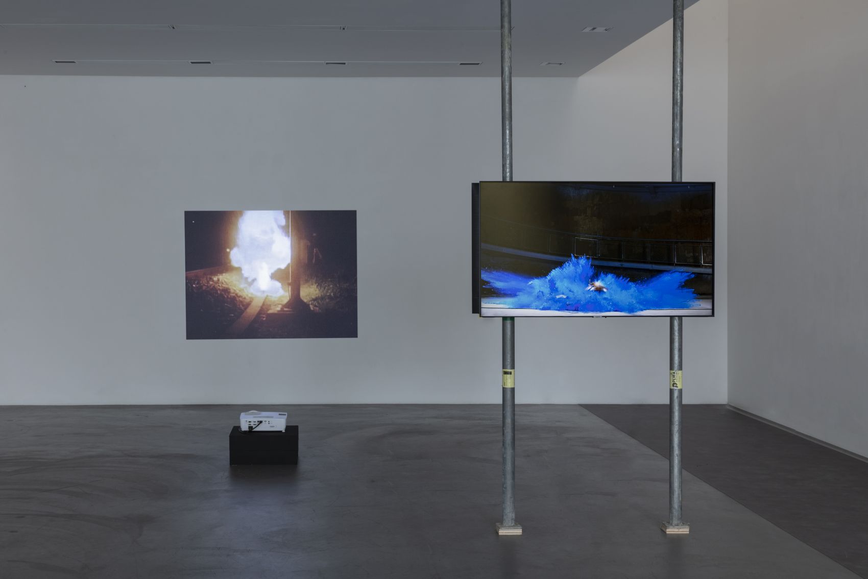 Exhibition view, Roman Signer. Films, Kunsthalle Appenzell, CH, 25.5. – 14.9.2025, photo: Stefan Rohner