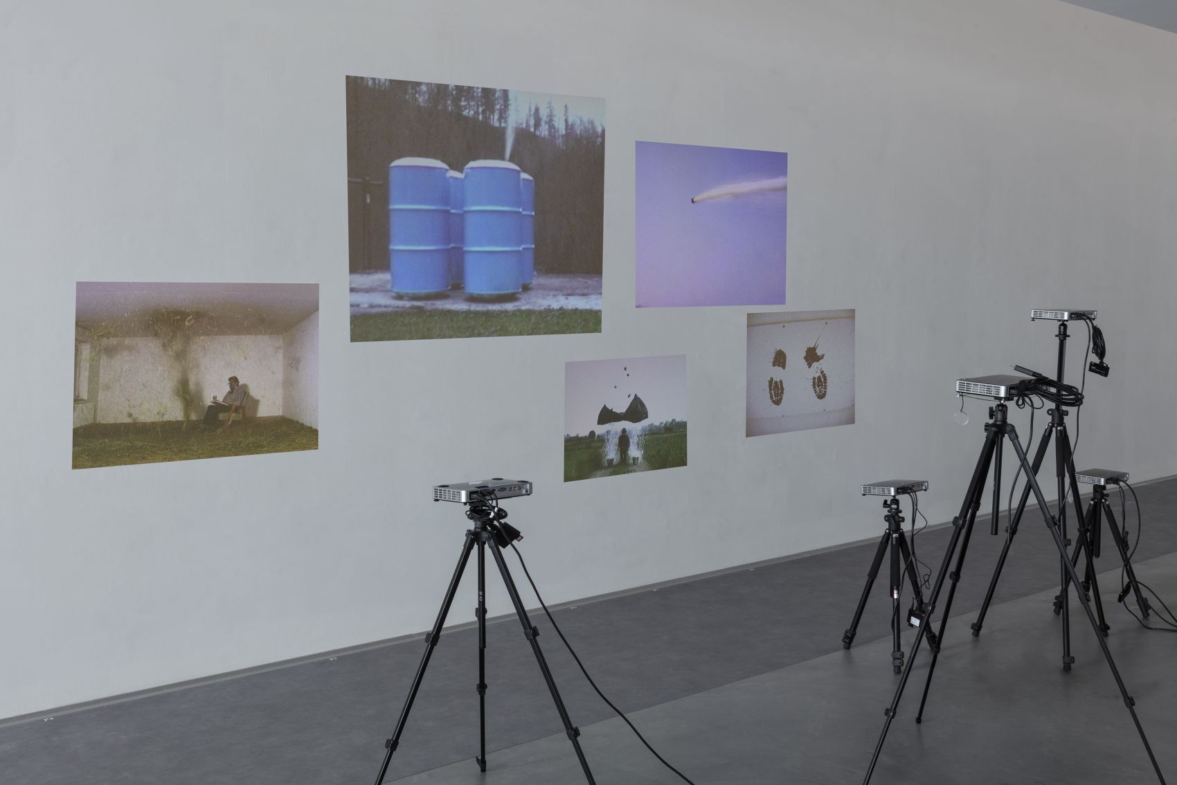 Exhibition view, Roman Signer. Films, Kunsthalle Appenzell, CH, 25.5. – 14.9.2025, photo: Stefan Rohner