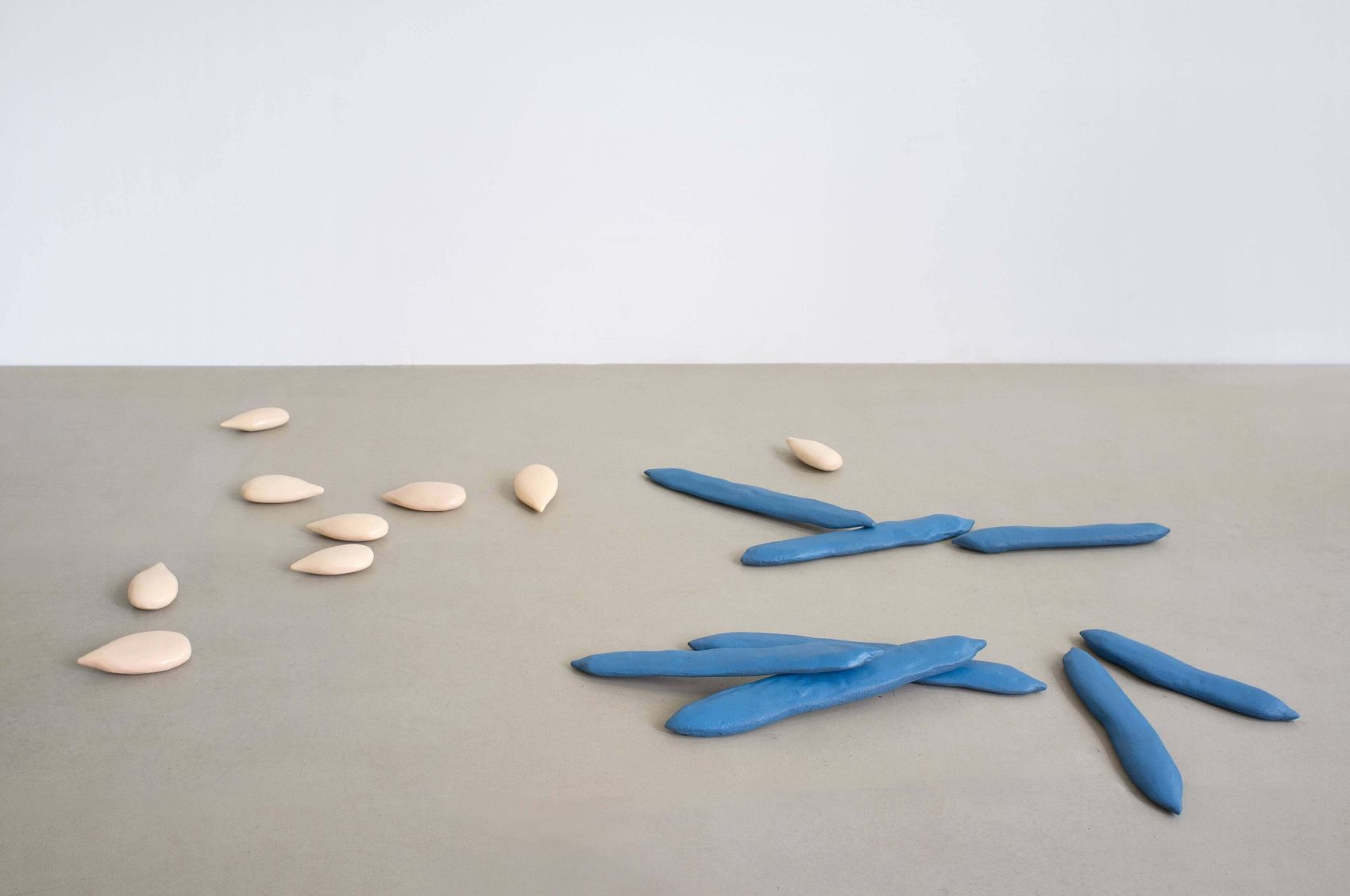 water bodies, 2021 Epoxy resin, plaster, rubber, styrofoam