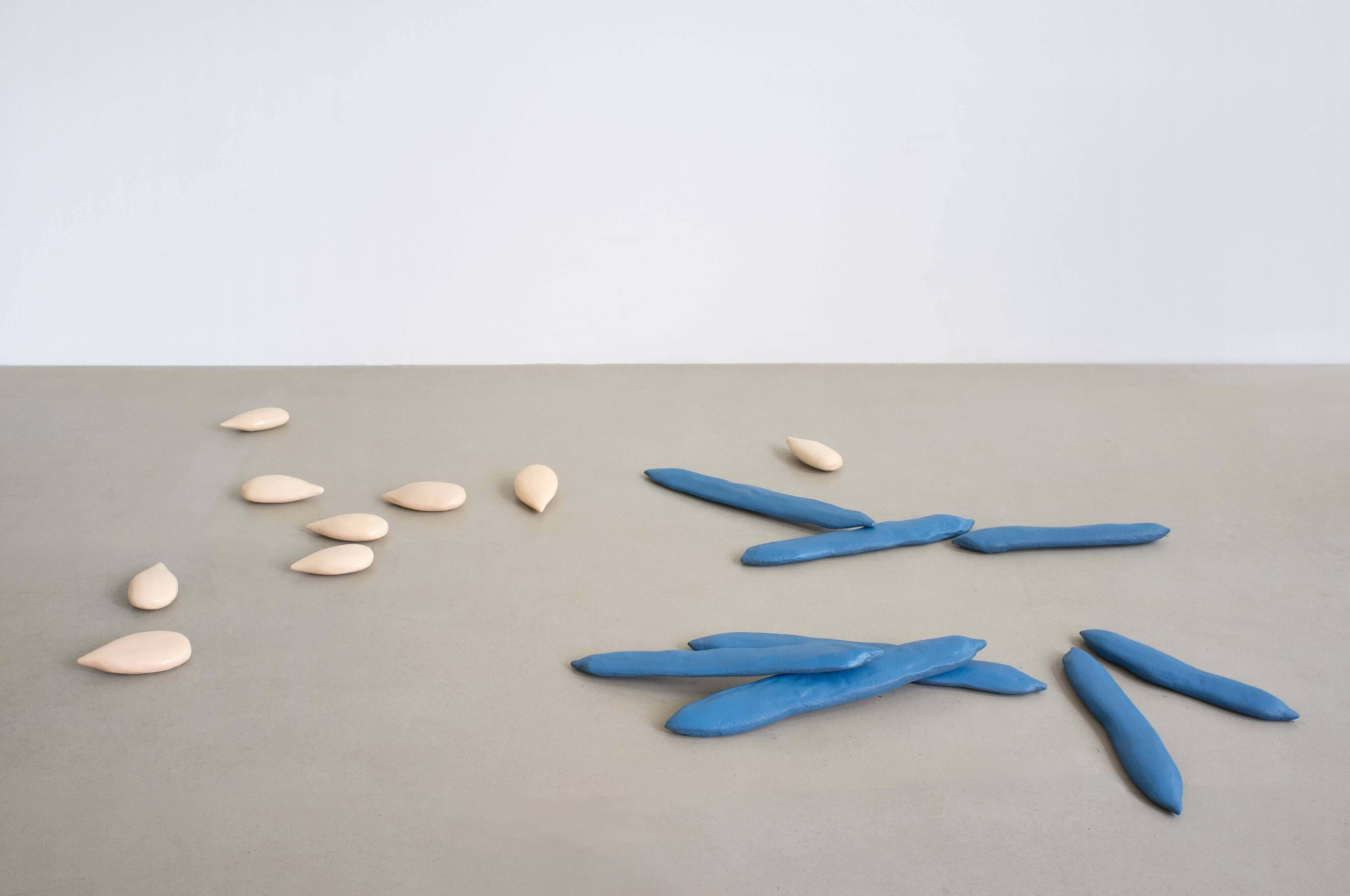 water bodies, 2021 Epoxy resin, plaster, rubber, styrofoam