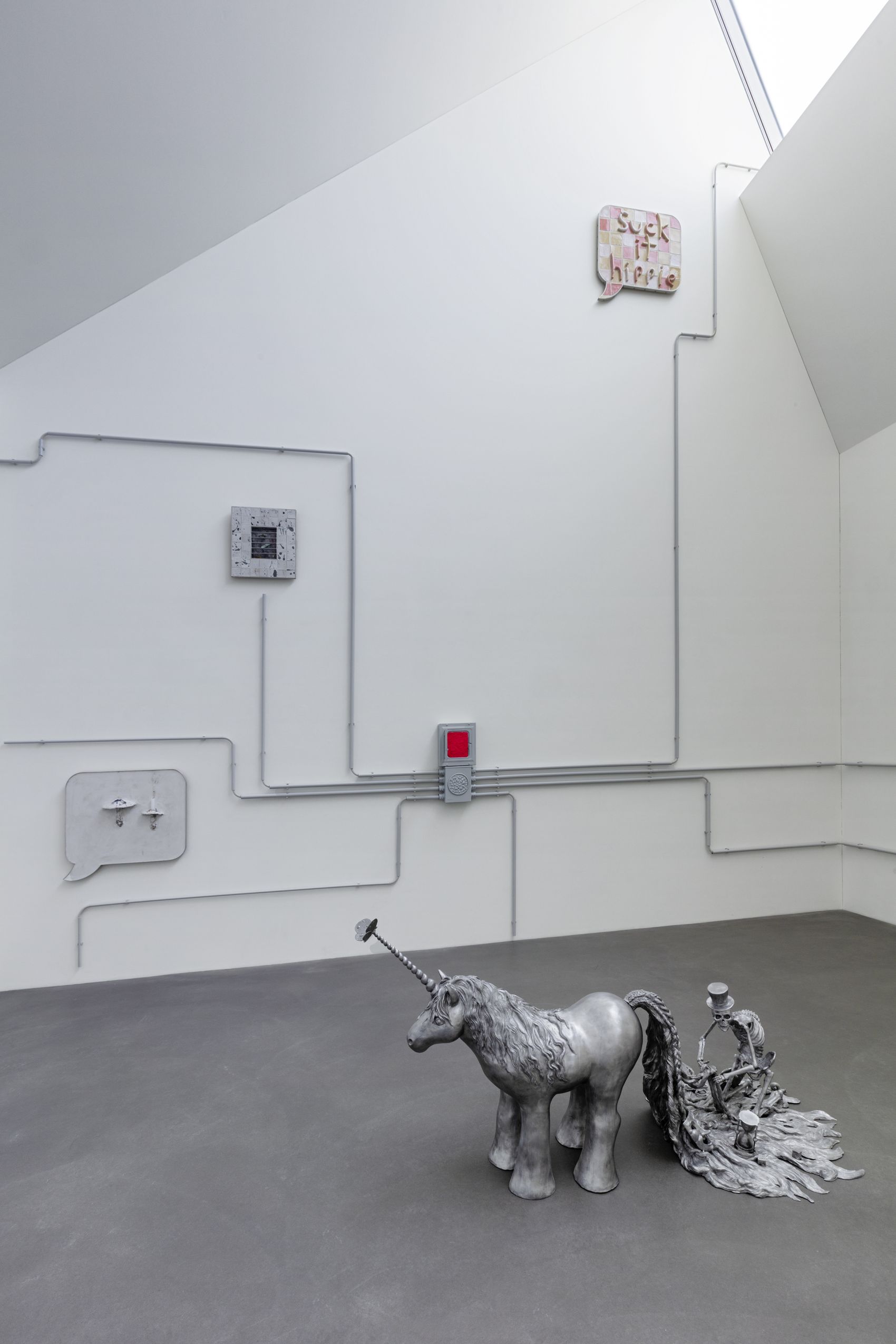 Exhibition view, Liz Craft. Between you and me, 29.10.2023 - 25.2.2024, Kunstmuseum Appenzell, photo: Stefan Rohner