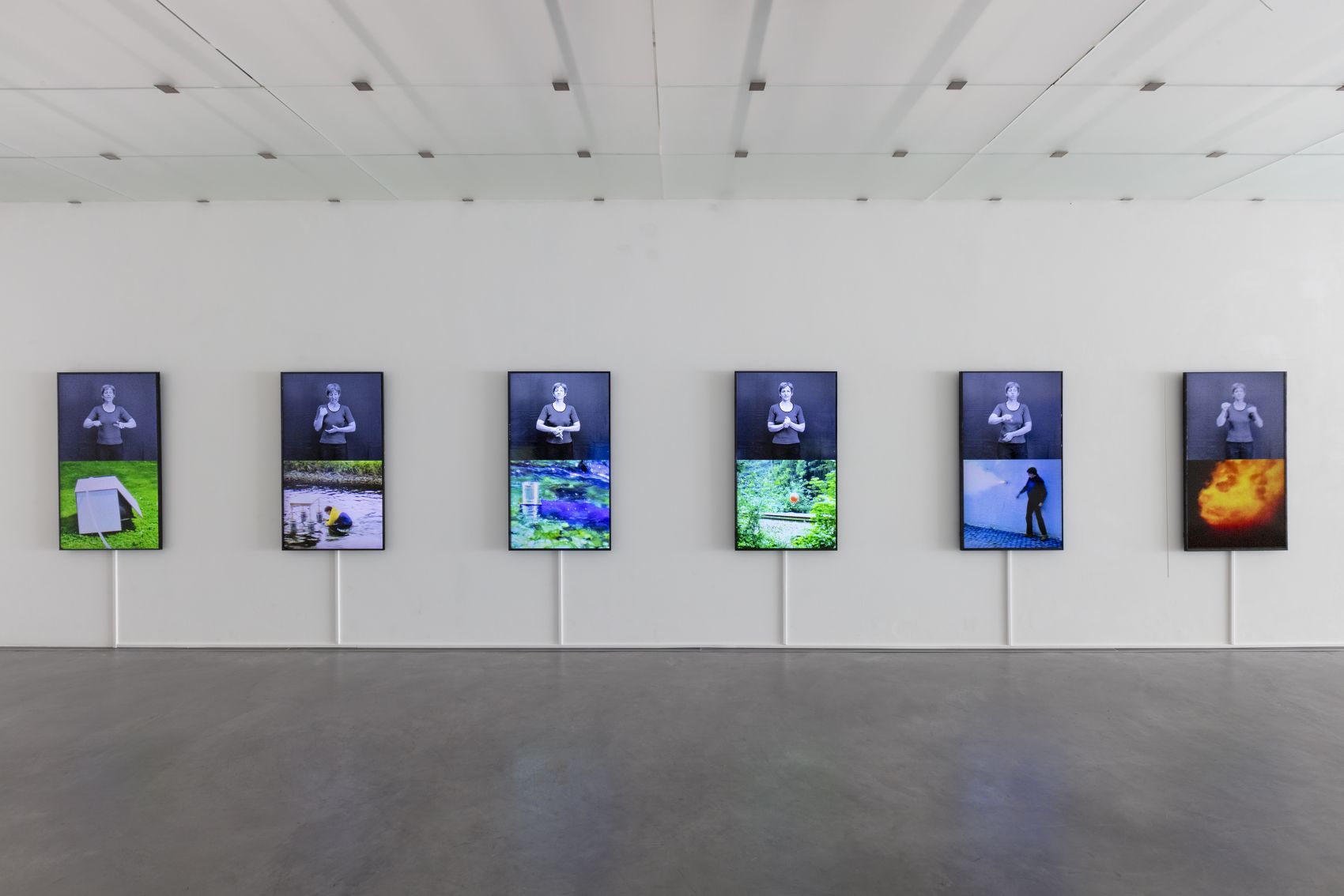 Exhibition view, Roman Signer. Films, Kunsthalle Appenzell, CH, 25.5. – 14.9.2025, photo: Stefan Rohner