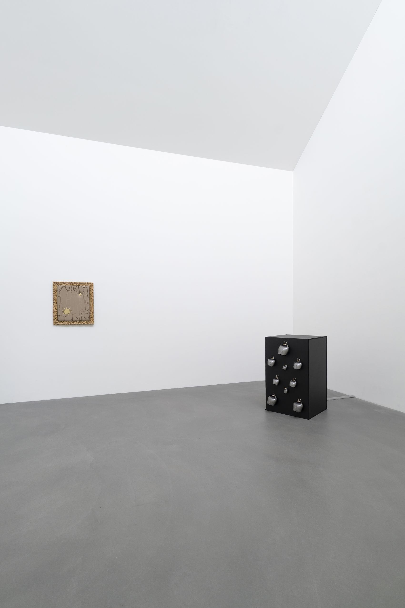 MARINE AEBISCHER, Arboglyphe, 2023; La rosée du matin, 2023 (from left to right), exhibition view Plattform24, Kunstmuseum Appenzell,&nbsp;©Claude Barrault