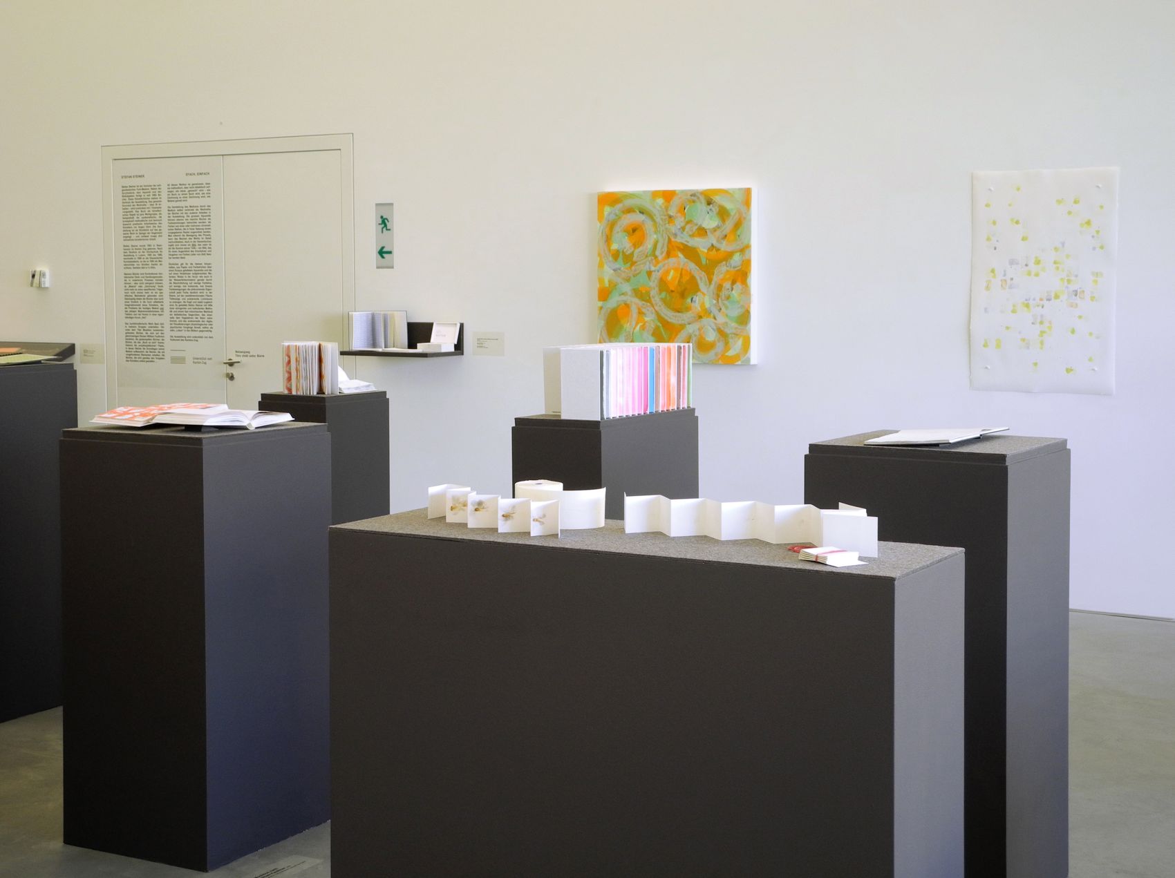 Ausstellungsansicht, Stefan Steiner. EFACH EINFACH, 8.5. – 1.9.2013, Kunstmuseum Appenzell, Foto Urs Baumann