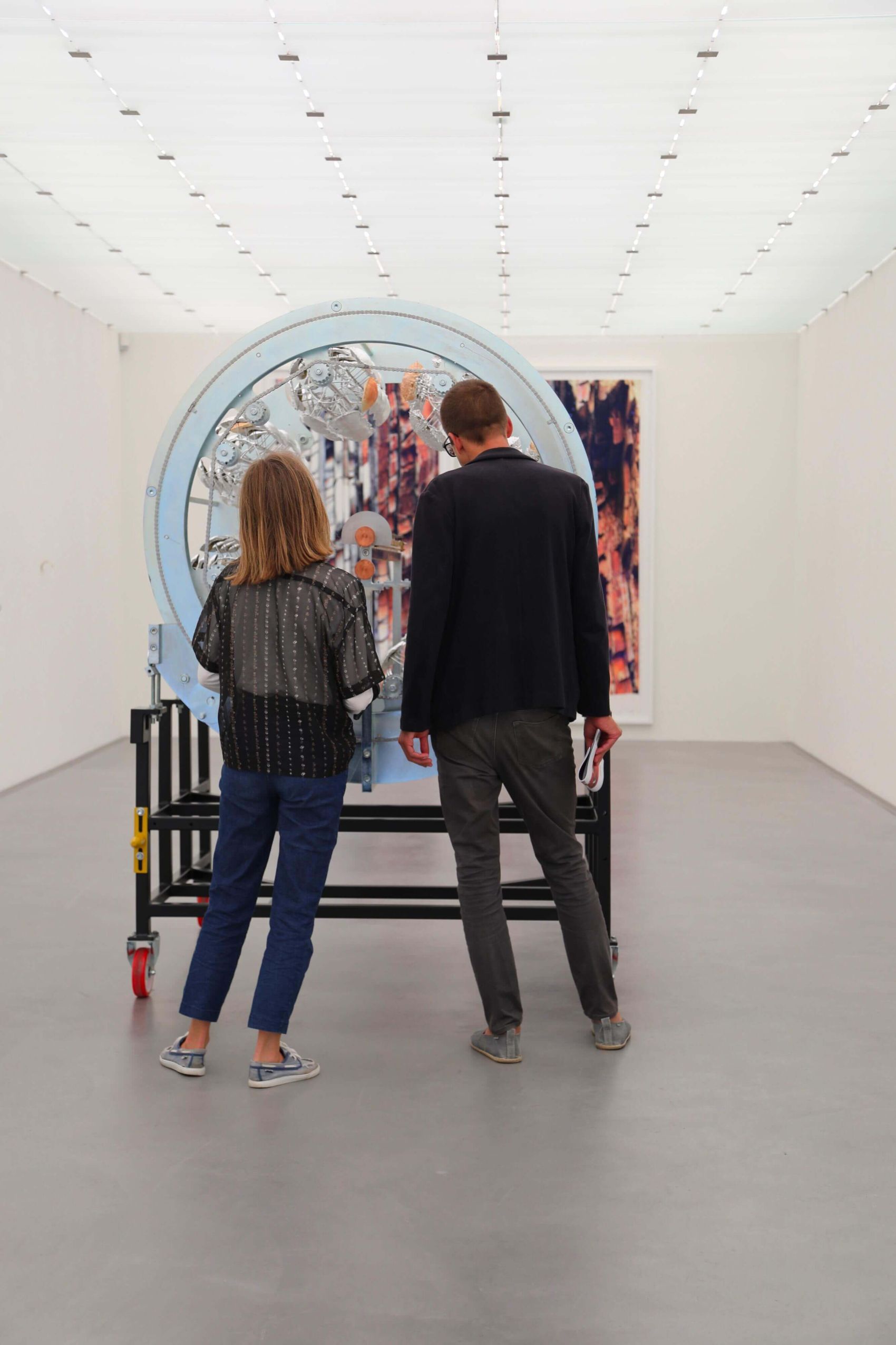 Workshop in der Ausstellung von Liz Channer