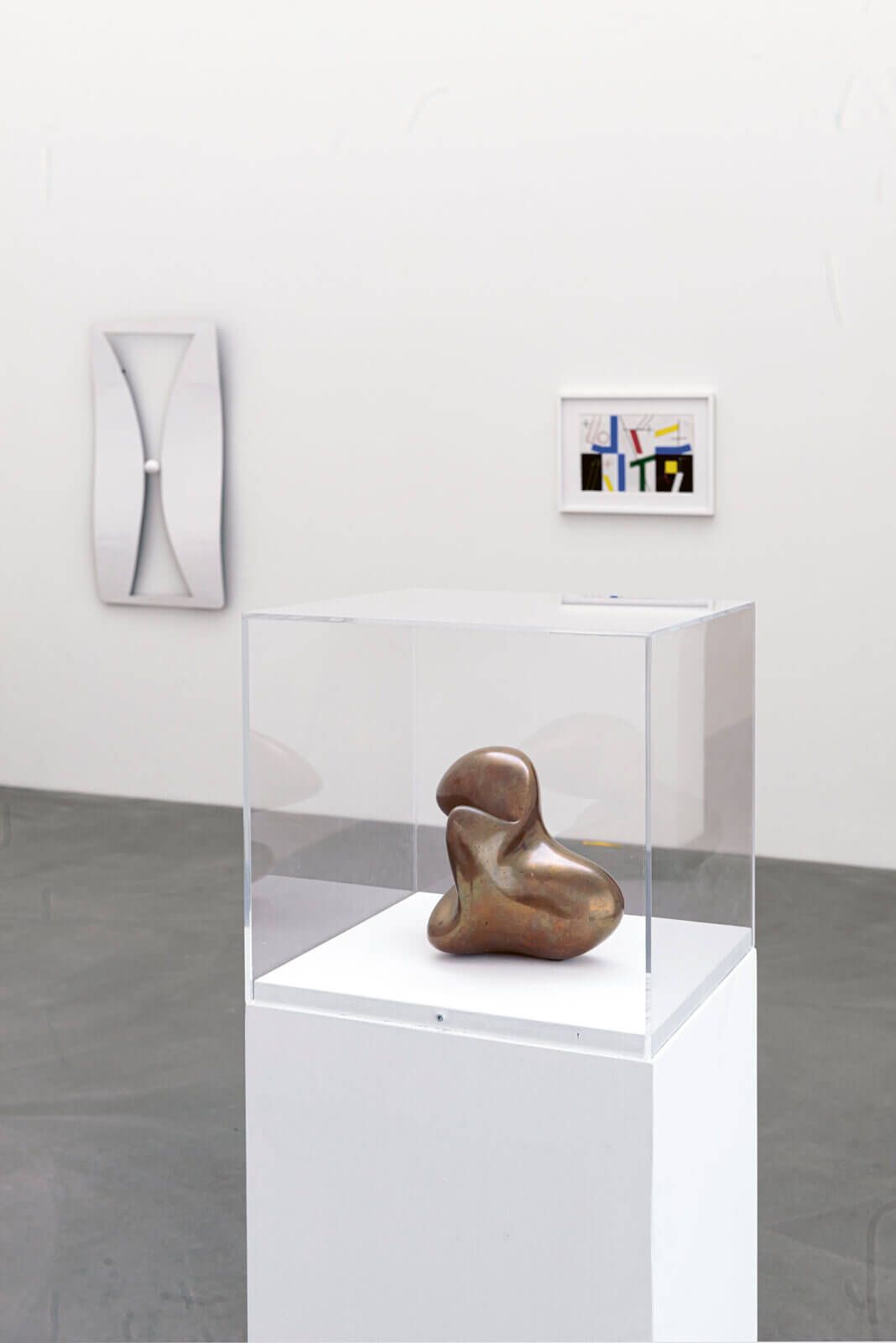 Ausstellungsansicht, Allianzen. Arp / Taeuber-Arp / Bill, Kunstmuseum Appenzell, 05.05. – 06.10.2024, Foto: Ueli Alder