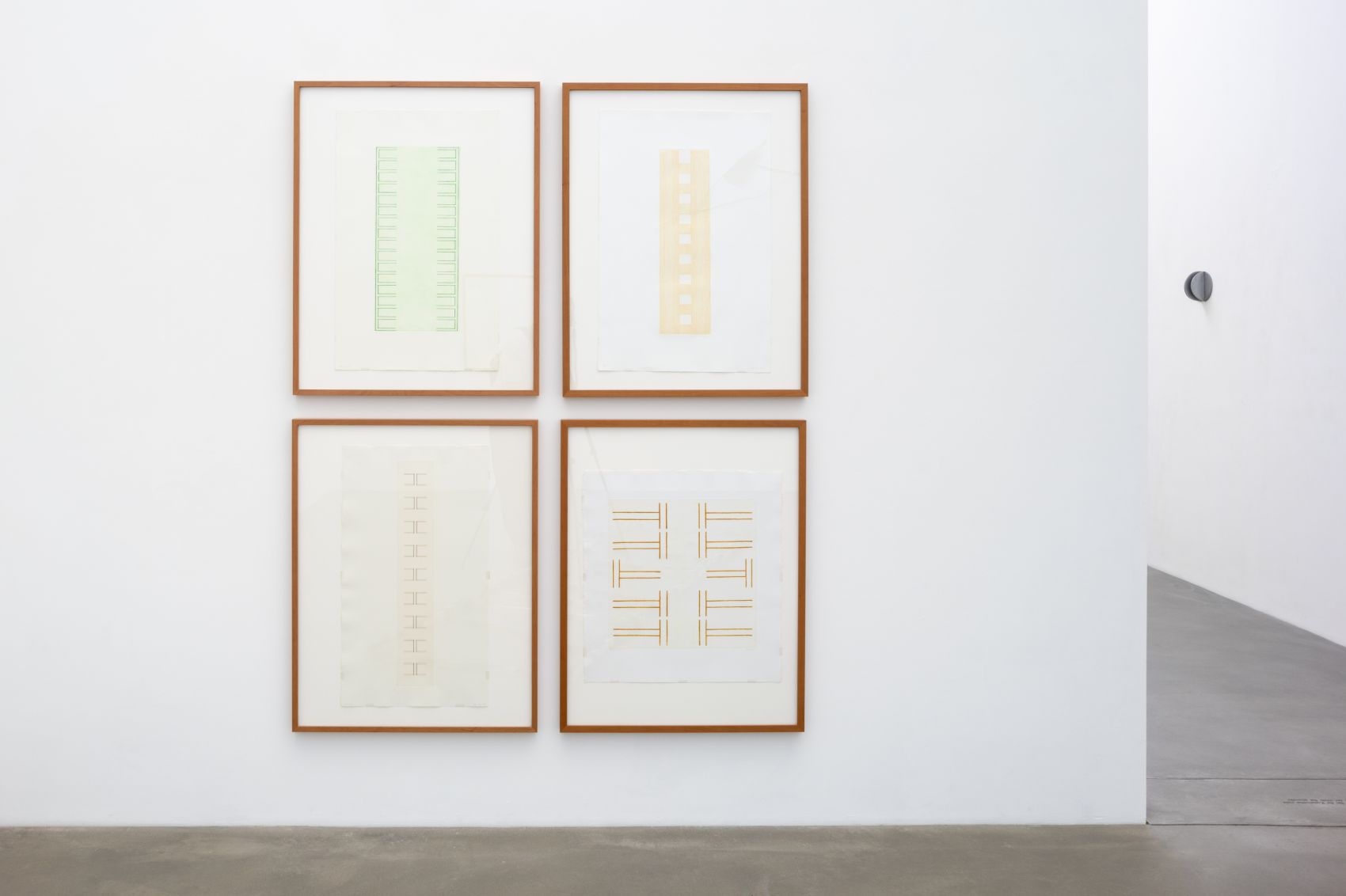 Ausstellungsansicht, Daiga Grantina. Notes on Kim Lim, Kunstmuseum Appenzell, CH, 20.10.2024 – 4.5.2025, Foto: Toan Vu-Huu, ©2024, ProLitteris, Zürich