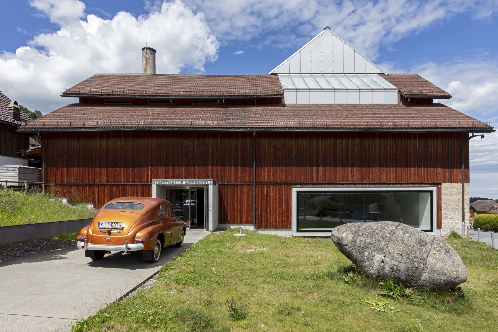 Exhibition view, Roman Signer. Films, Kunsthalle Appenzell, CH, 25.5. – 14.9.2025, photo: Stefan Rohner